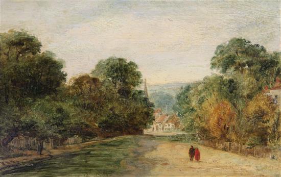 William Henry Haines (1812-84) Near Sydenham and Beckenham, Kent, 16.5 x 25cm